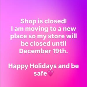 Closed for the Holidays